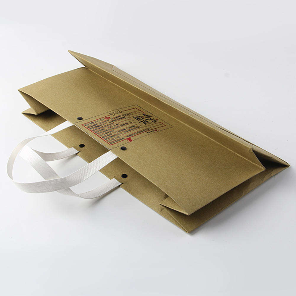 通用保健品紙袋設計和1個細節魔鬼手指位